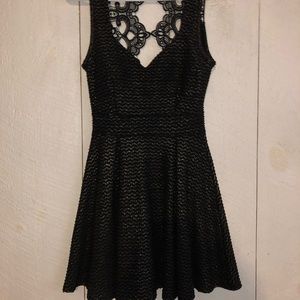 Black and Gold Dress